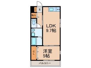 シエルグランデ招提元町Ⅱの物件間取画像